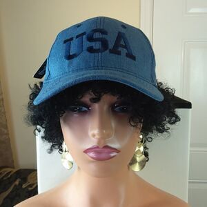 USA unisex stonewash adjustable cap